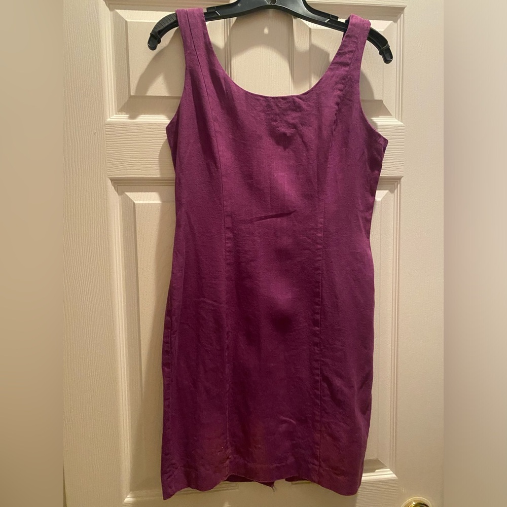 Sleeveless summer mini dress